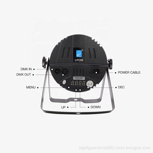 factory price 60*1.5W RGB 3 in 1 led par light uplights of Stage Lighting LPC60 BigDipper light for bar disco